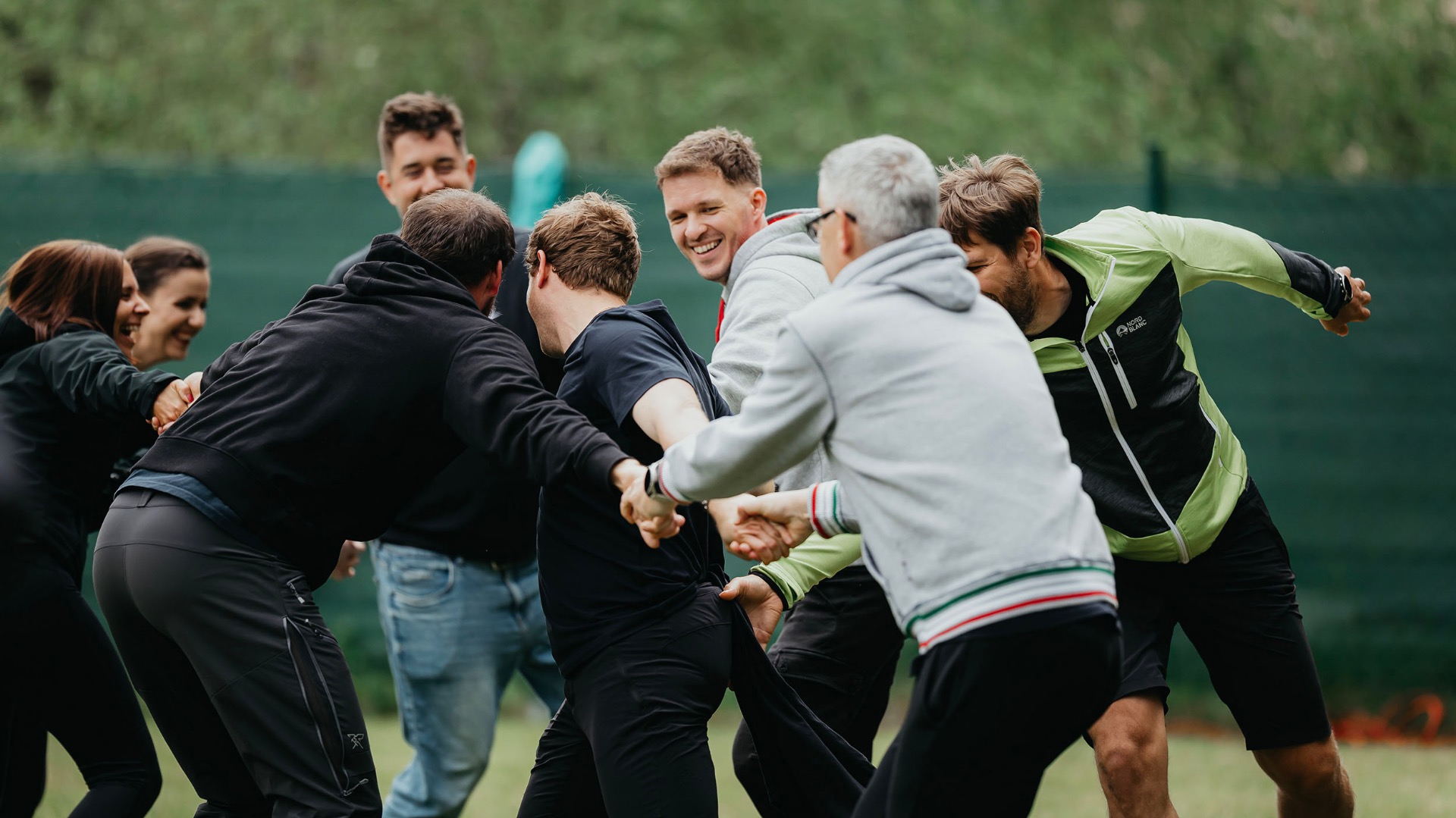 Akce na teambuildingu